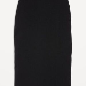 Extra High Waisted Bounce Fleece Midi Skirt NWT